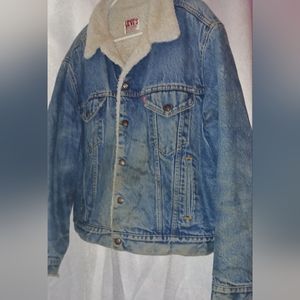 Vintage Levi's Denim Sherpa Jacket